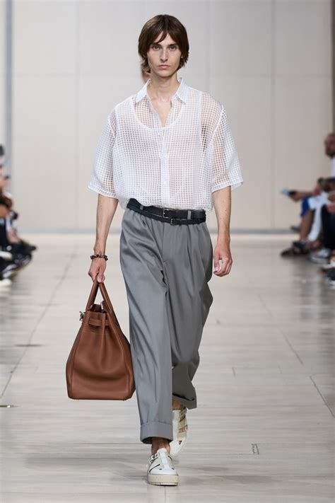 hermes men's fashion show 2024